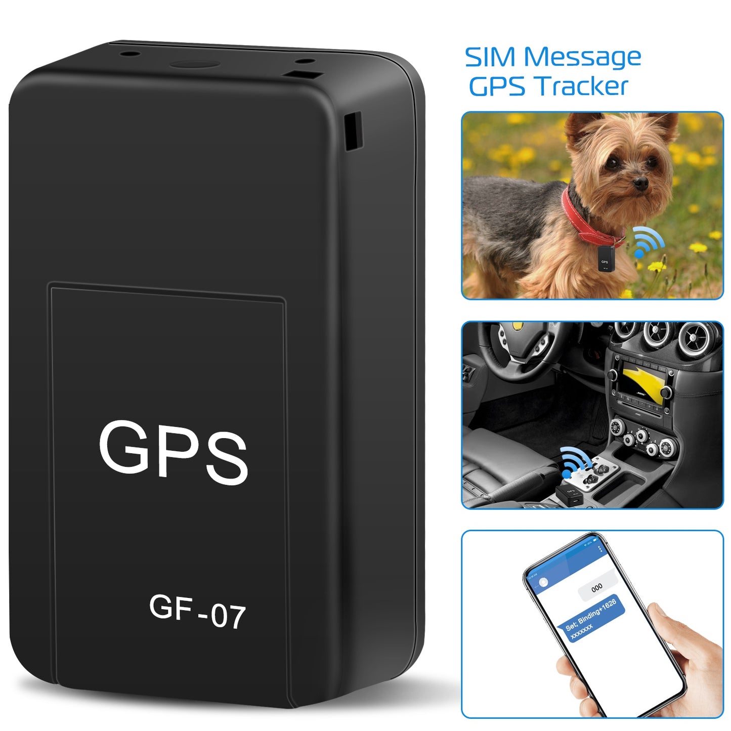 LJGelectro - GPS Tracker Magnetic GSM GPRS GPS Tracker Anti-theft Car Kids Tracking Locator Anti-lost Pets Tracking