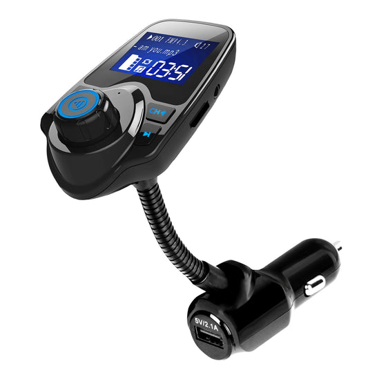 LJGelectro - iMounTek Car Wireless FM Transmitter Fast USB Charge Hands-free Call Car MP3 Player AUX Input