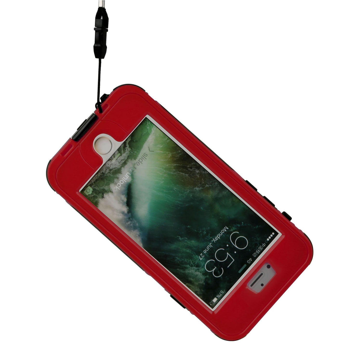 LJGelectro - Rugged Water-proof Hybrid Full Cover Case For iPhone 6 Plus